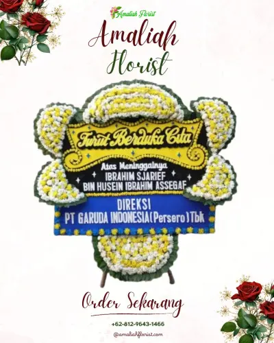 Papan Bunga Duka di Amplas